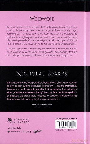 We dwoje - Nicholas Sparks [KSIĄŻKA]