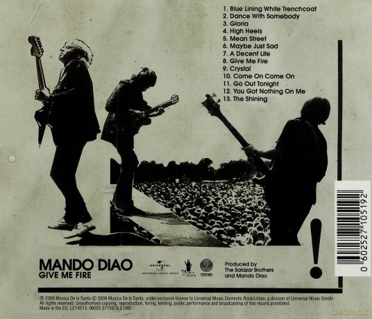 Mando Diao: Give Me Fire (Polska Cena!!) [CD]