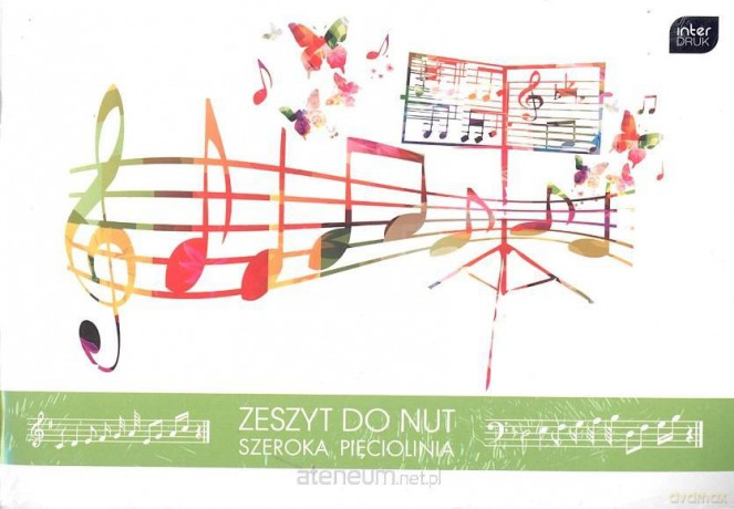 Zeszyt do nut B5/16K mix szeroka linia (10 szt)