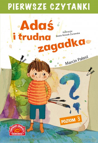 Adaś i trudna zagadka. Pierwsze czytanki - Marcin Pałasz [KSIĄŻKA]