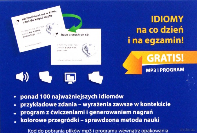 Angielski idiomy 100 fiszek [KSIĄŻKA]