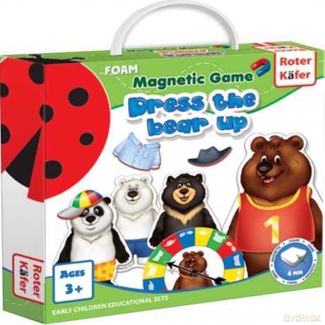 Gra magnetyczna ubierz misia Dress a bear up [GRA]