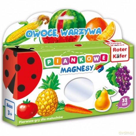 Mój mały świat magnesów owoce warzywa [GRA]