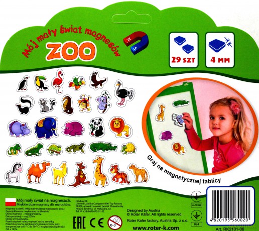 Mój mały świat magnesów ZOO [GRA]