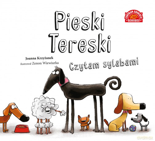 Pieski Tereski. Czytam sylabami - Joanna Krzyżanek [KSIĄŻKA]