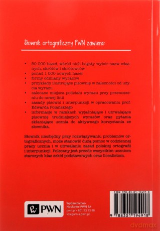 Słownik ortograficzny PWN [KSIĄŻKA]