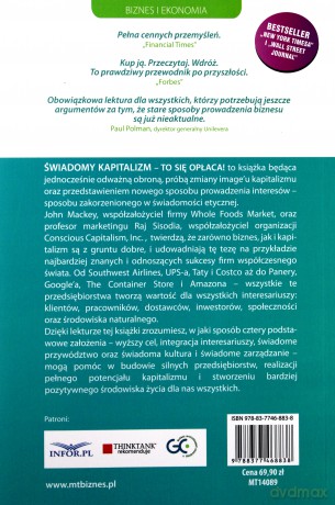 Świadomy kapitalizm. To się opłaca - John Mackey [KSIĄŻKA]
