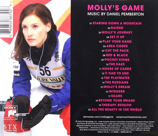Molly's Game soundtrack (Daniel Pemberton) [CD]