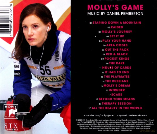 Molly's Game soundtrack (Daniel Pemberton) [CD]