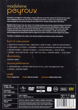 Madeleine Peyroux: Something Grand [DVD]
