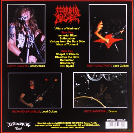 Morbid Angel: Altars Of Madness [Winyl]