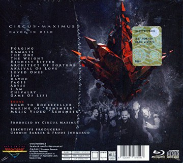 Circus Maximus: Havoc Live in Oslo [2CD]+[Blu-Ray]