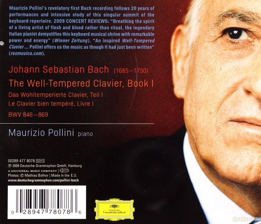 Maurizio Pollini: Bach: The Well Tempered Clavier I [2CD]