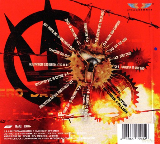 Prong: Zero Days (digipack) [CD]