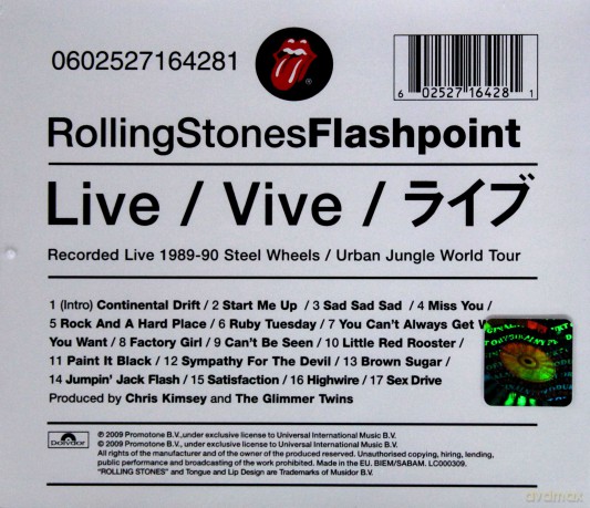 The Rolling Stones: Flashpoint (Remaster 2009) [CD]