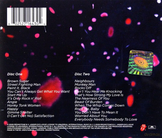 The Rolling Stones: Live Licks (Remaster 2009) [2CD]
