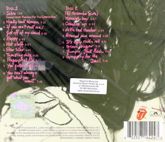 The Rolling Stones: Love You Live (Remaster 2009) [2CD]