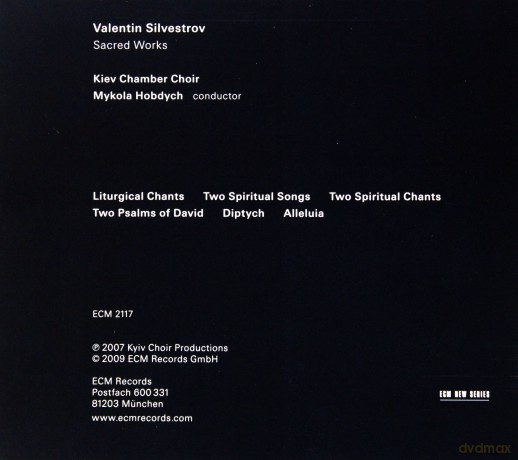 Silvestrov Valentin: Sacred Works [CD]