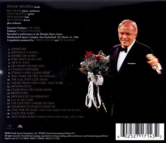 Frank Sinatra: Live At The Meadowlands [CD]