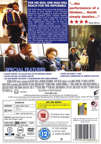 The Pursuit of Happyness [DVD]