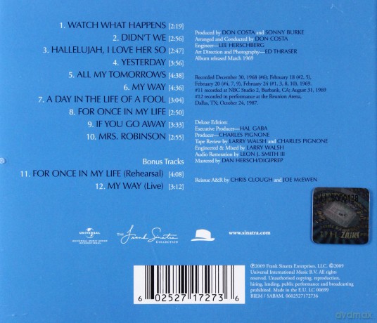 Frank Sinatra: My Way (40th Anniversary Edition) [CD]