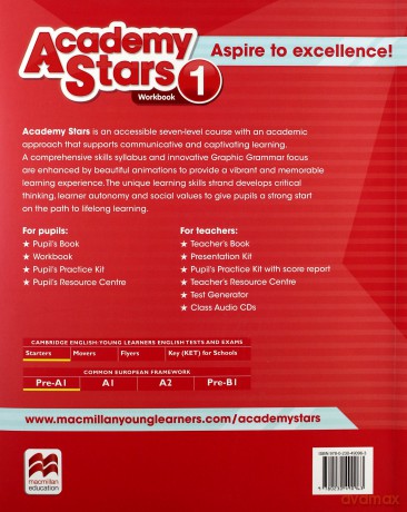Academy Stars 1 ćwiczenie [KSIĄŻKA]