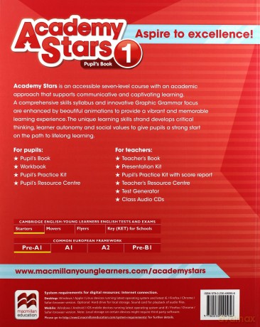 Academy Stars 1 podręcznik + kod online [KSIĄŻKA]