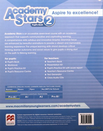 Academy Stars 2 podręcznik + kod online [KSIĄŻKA]