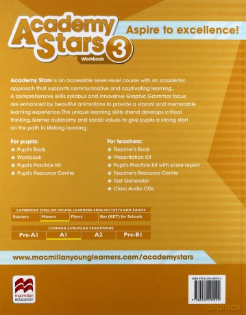 Academy Stars 3 ćwiczenie [KSIĄŻKA]
