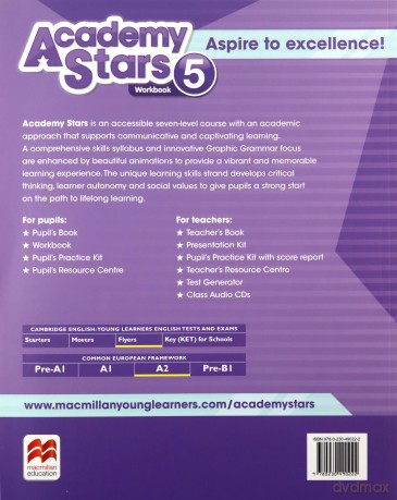 Academy Stars 5 ćwiczenie [KSIĄŻKA]