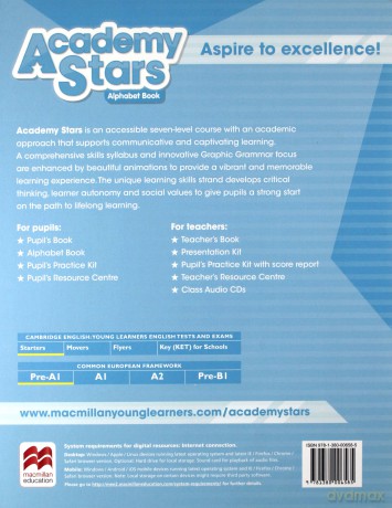 Academy Stars Starter podręcznik + kod online + Alphabet Book [KSIĄŻKA]