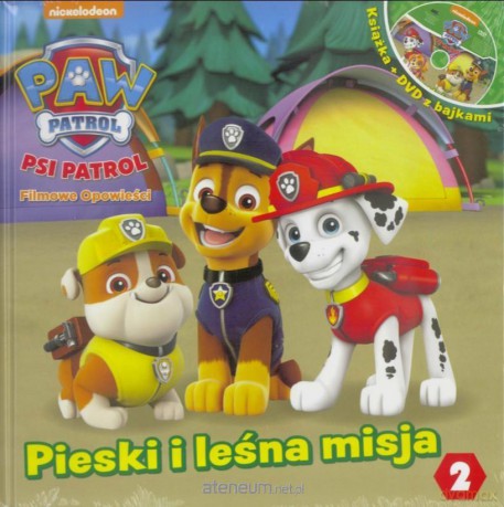Psi Patrol 2: Pieski i leśna misja [KSIĄŻKA]+[DVD]