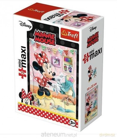 TREFL 20 el. miniMaxi - Ulubione zajęcia Minni 3 [PUZZLE]