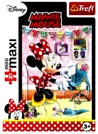 TREFL 20 el. miniMaxi - Ulubione zajęcia Minni 3 [PUZZLE]