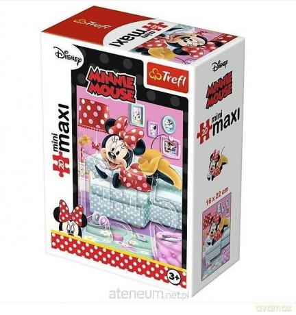TREFL 20 el. miniMaxi - Ulubione zajęcia Minni 4 [PUZZLE]