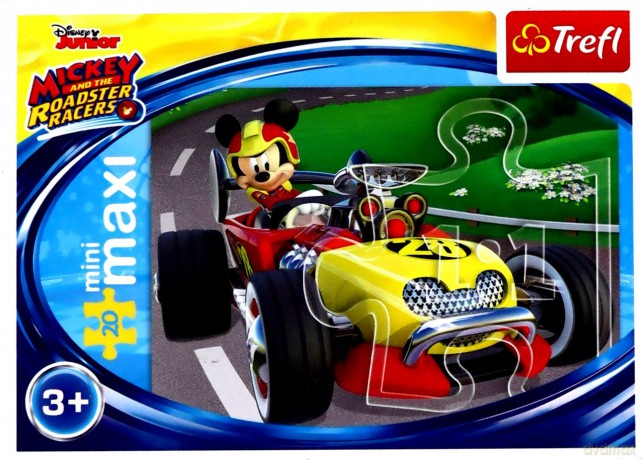 TREFL 20 el. miniMaxi - Wyścigi terenowe 1 [PUZZLE]