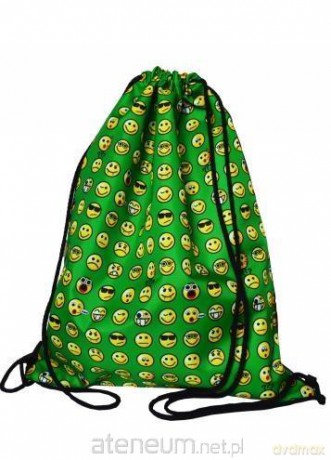 Worek szkolny plecak WR103 Emoji zielony
