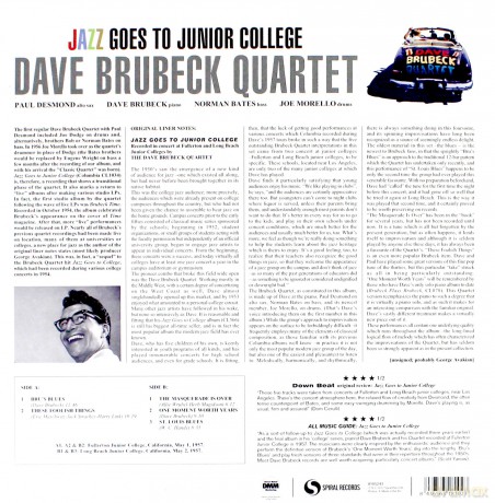 Dave Brubeck Quartet: Jazz Goes To Junior College [Winyl]