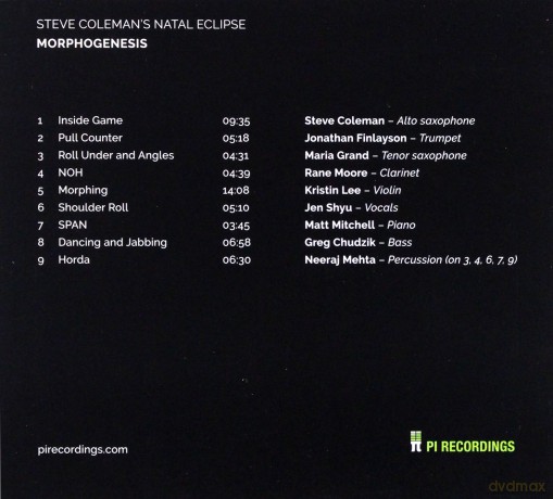 Steve Coleman's Natal Eclipse: Morphogenesis [CD]