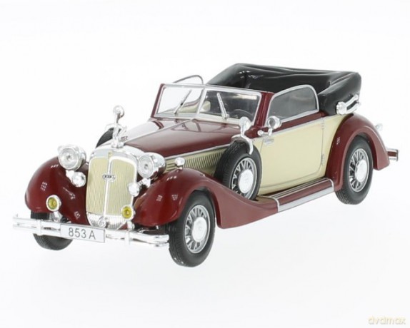 Horch 853A Convertible 1938 (dark red/beige)