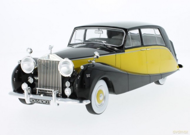 Rolls Royce Silver Wraith Empress by Hooper RHD 1956 (black/yellow)