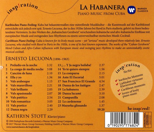 Kathryn Scott: La Habanera - Piano Music From Cuba [CD]