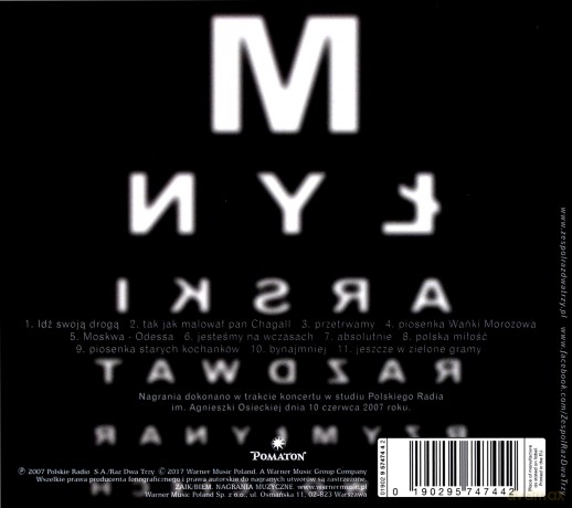 Raz, Dwa, Trzy: Młynarski [CD]