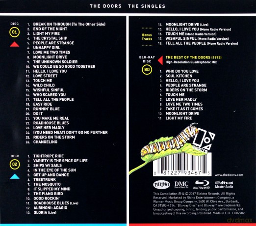 The Doors: The Singles [Blu-Ray]+[2CD]