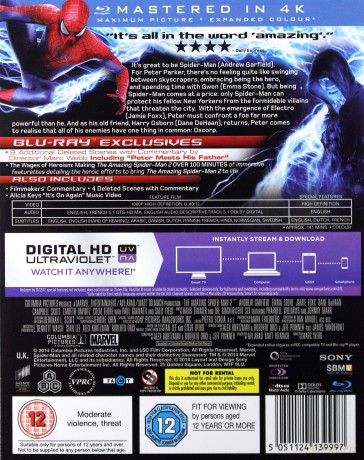 Amazing Spiderman 2 (Niesamowity Spider-Man 2) [Blu-Ray]