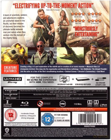 Kong: Wyspa Czaszki [Blu-Ray 4K]+[Blu-Ray]