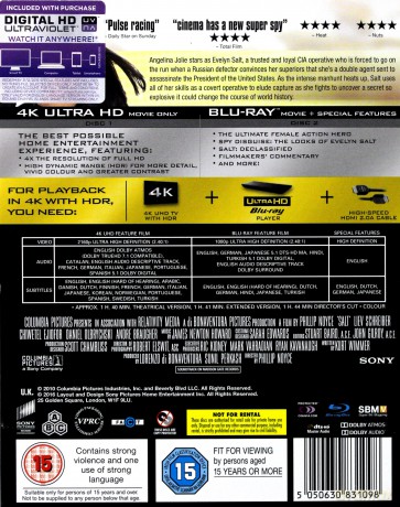 Salt [Blu-Ray 4K]+[Blu-Ray]