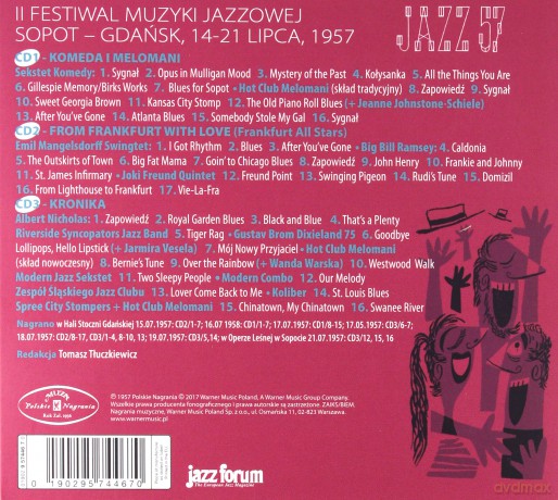 Jazz 57 / II Festiwal Muzyki Jazzowej w Sopocie [3CD]