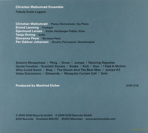 Wallumrod Christian Ensemble: Fabula Suite Lugano [CD]