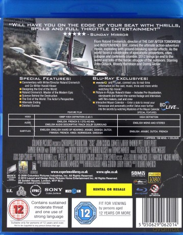 2012 [Blu-Ray]